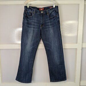 Lucky Brand Jeans 361 Vintage Straight 34x32 Mens Medium Wash Cotton Spandex